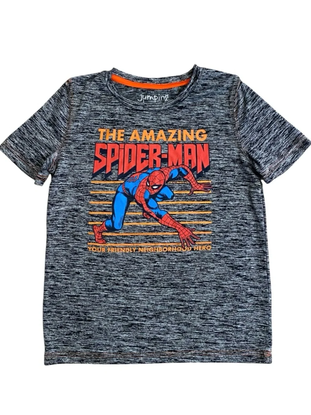 Jumping Beans Spider-Man T-shirt Active Kids Size 8 Boys - Picture 1 of 7